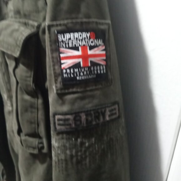Superdry International Rip & Repair Military Jacket.size M - Picture 9 of 12